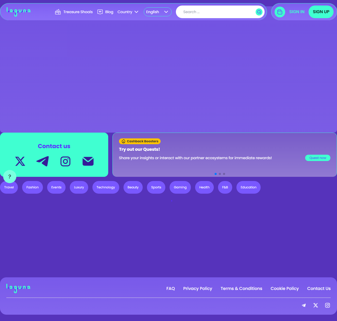 Laguna Networkのゲーム画面